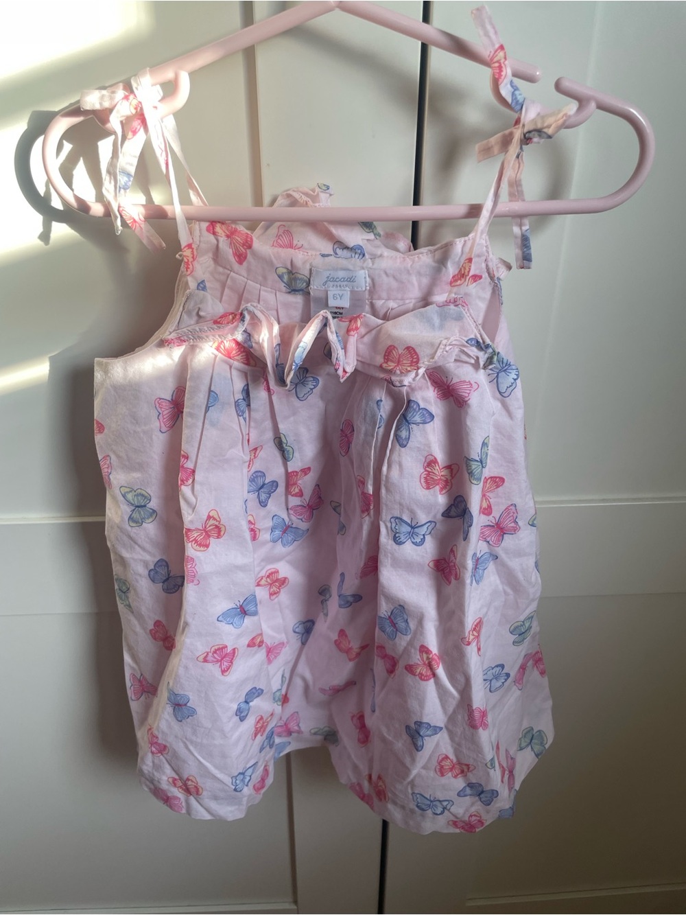 Jacadi 6yo pink tank top